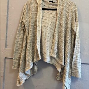 DREW Grey Draped Cardigan